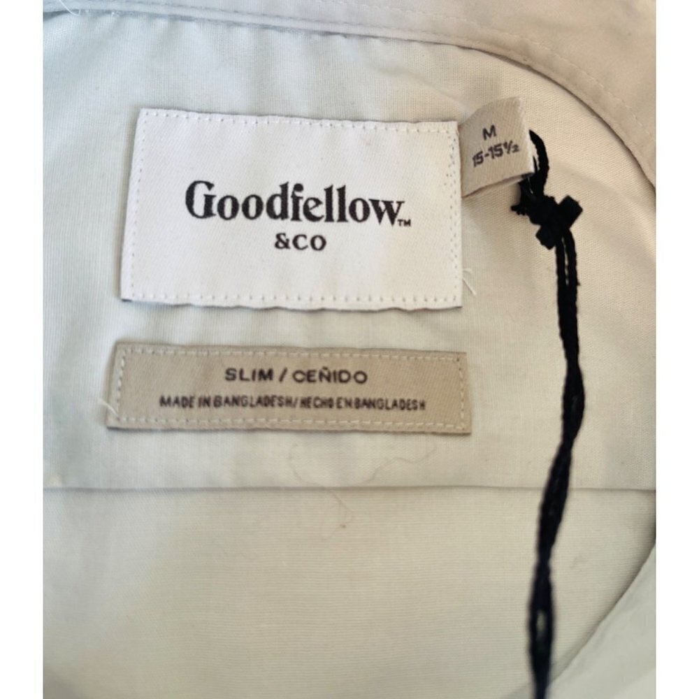 NWT Goodfellow & Co Mens Dress Shirt size M 15 -15.5 - Picture 6 of 6
